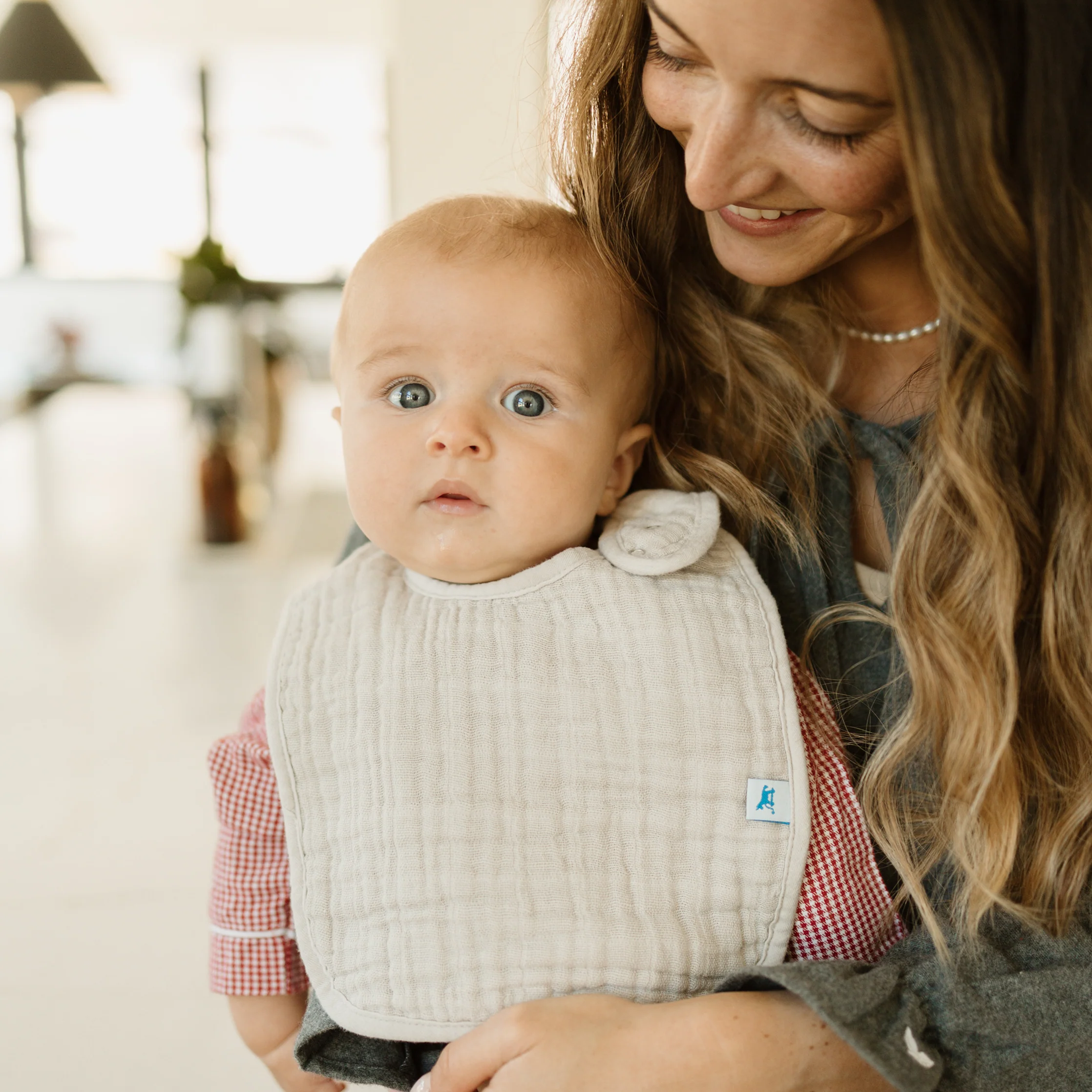 Cotton Muslin Classic Bib 3 Pack - Fern 2 - Image 8