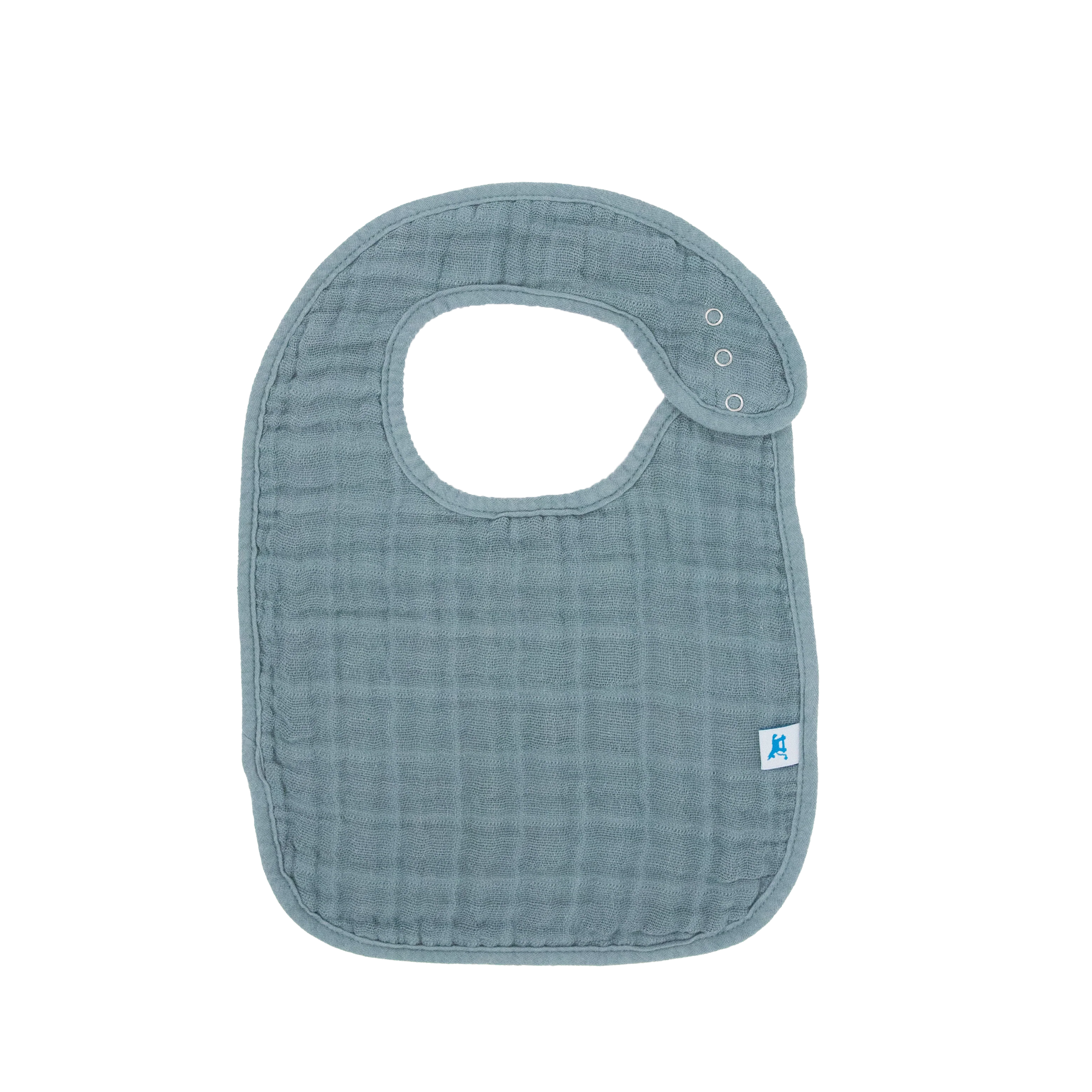 Cotton Muslin Classic Bib 3 Pack - Georgia Peach - Image 4