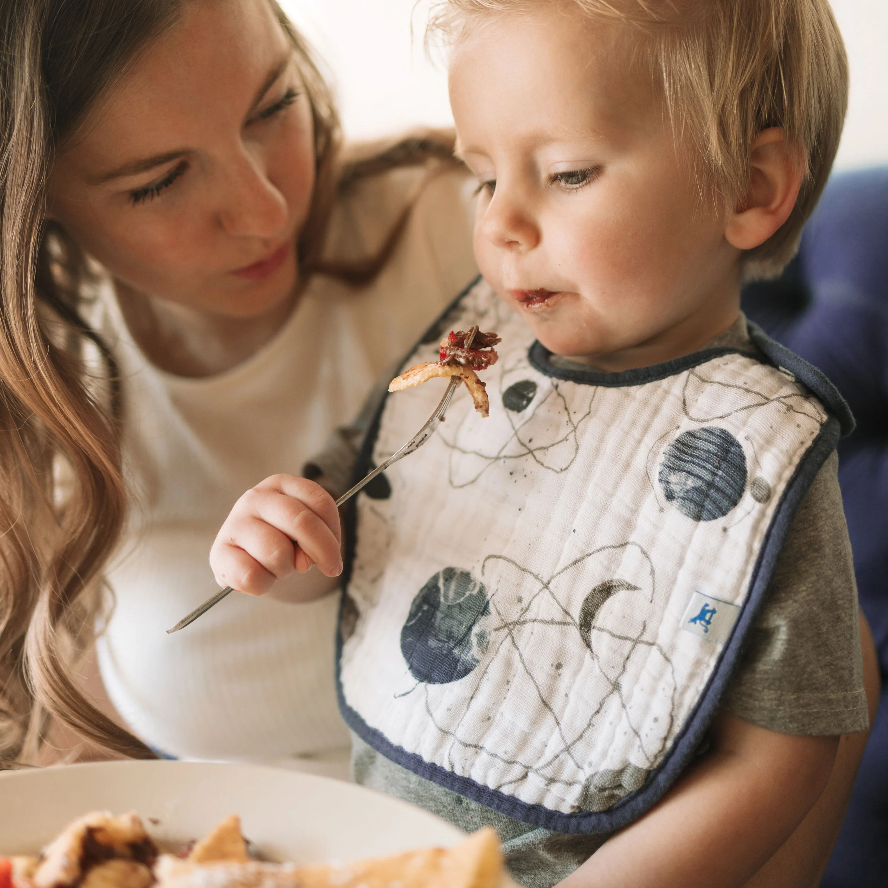 Cotton Muslin Classic Bib 3 Pack - Planetary 2 - Image 10