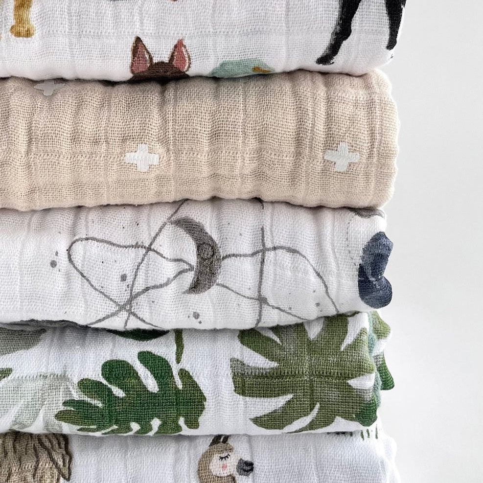 Original Cotton Muslin Quilt - Forest Friends - Image 6