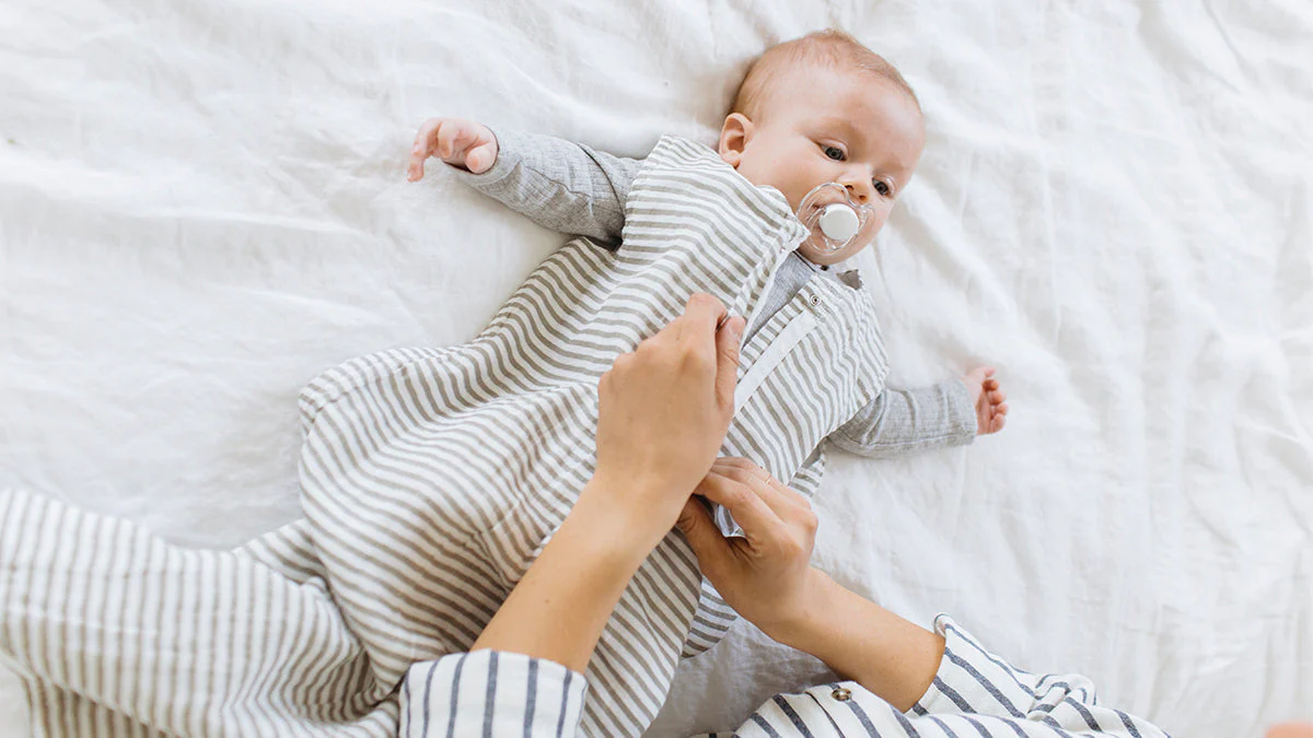 Cotton Muslin Sleep Bag - Fern - Image 8