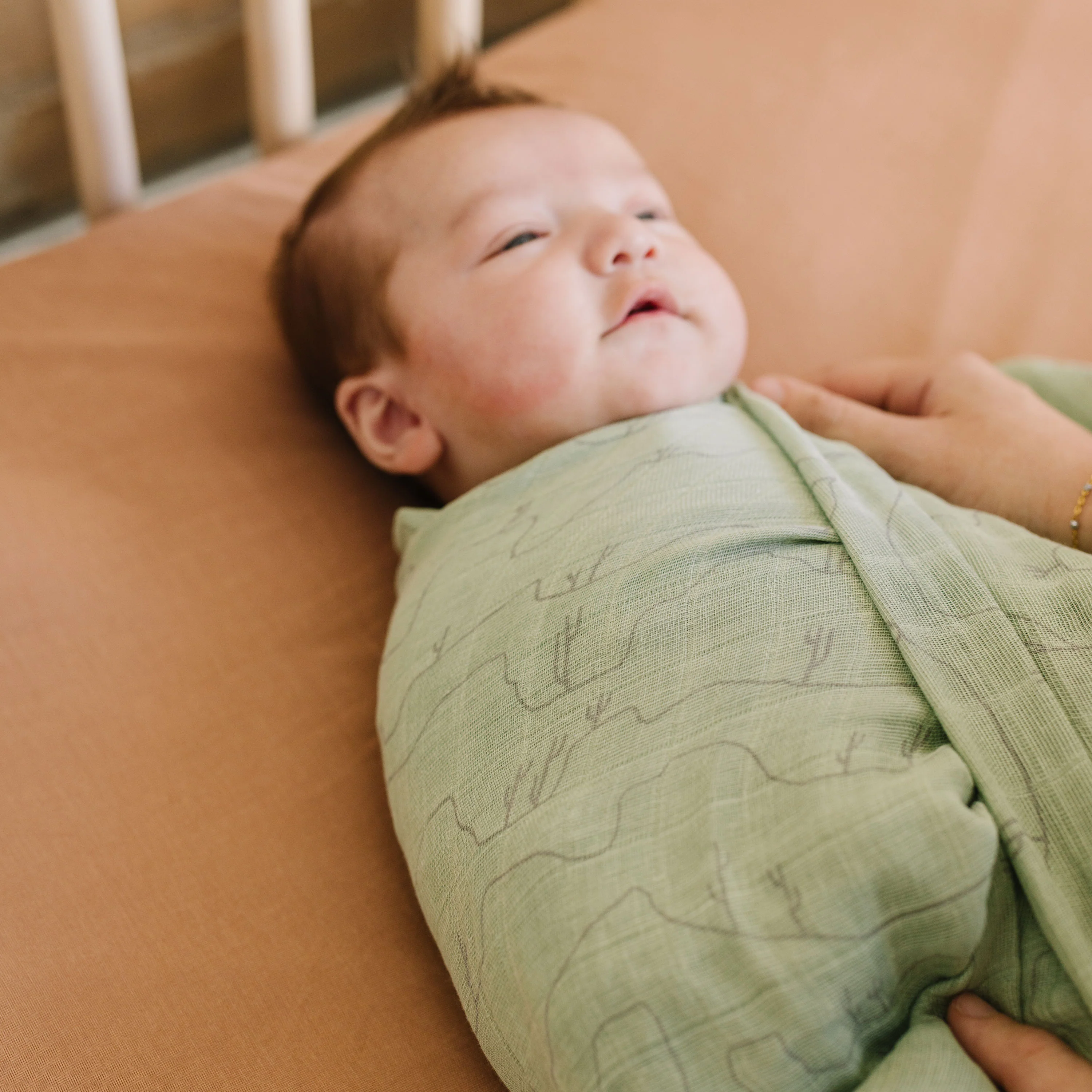 Cotton Muslin Swaddle Blanket 3 Pack - Desert Night - Image 11