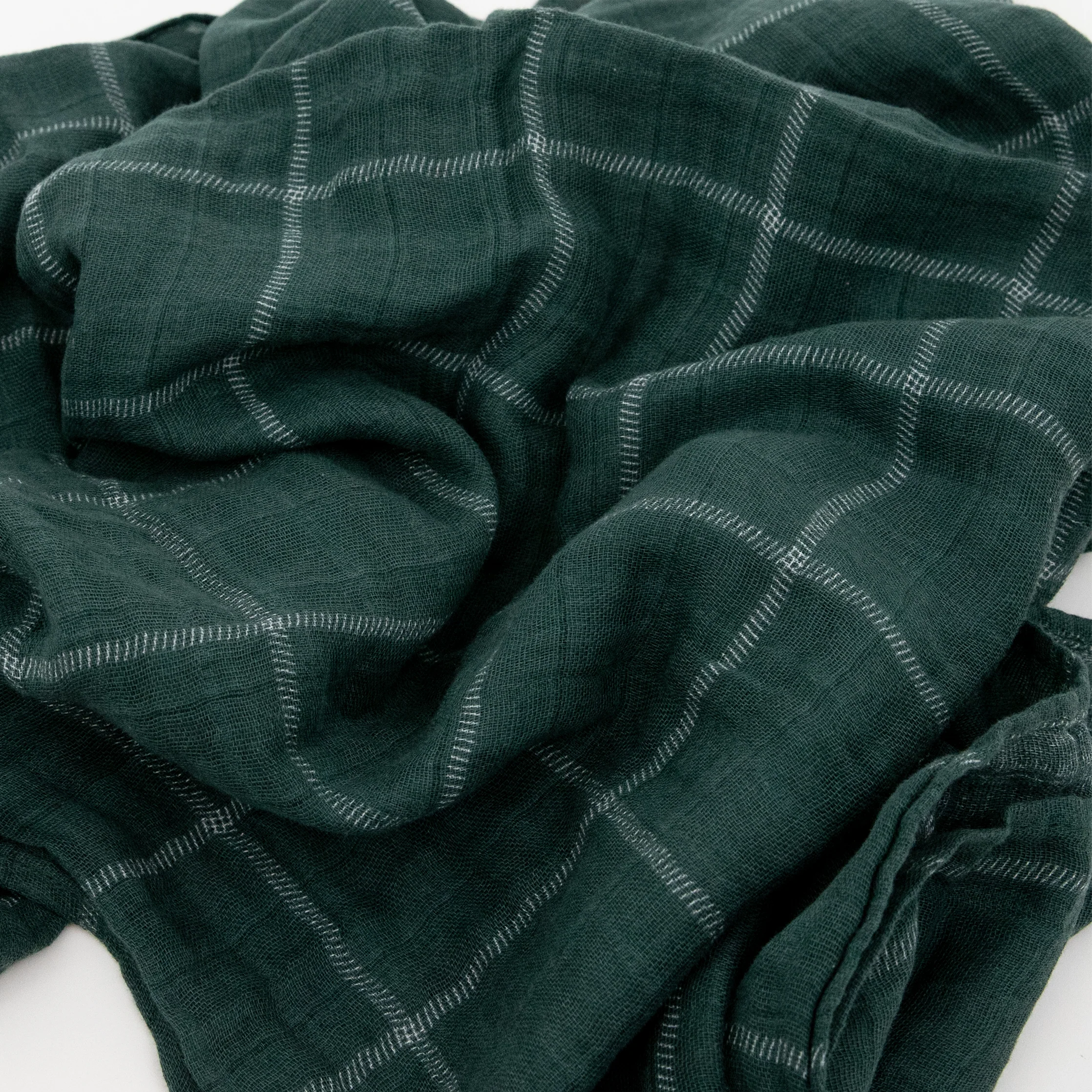 Cotton Muslin Swaddle Blanket 3 Pack - Snow Day - Image 4