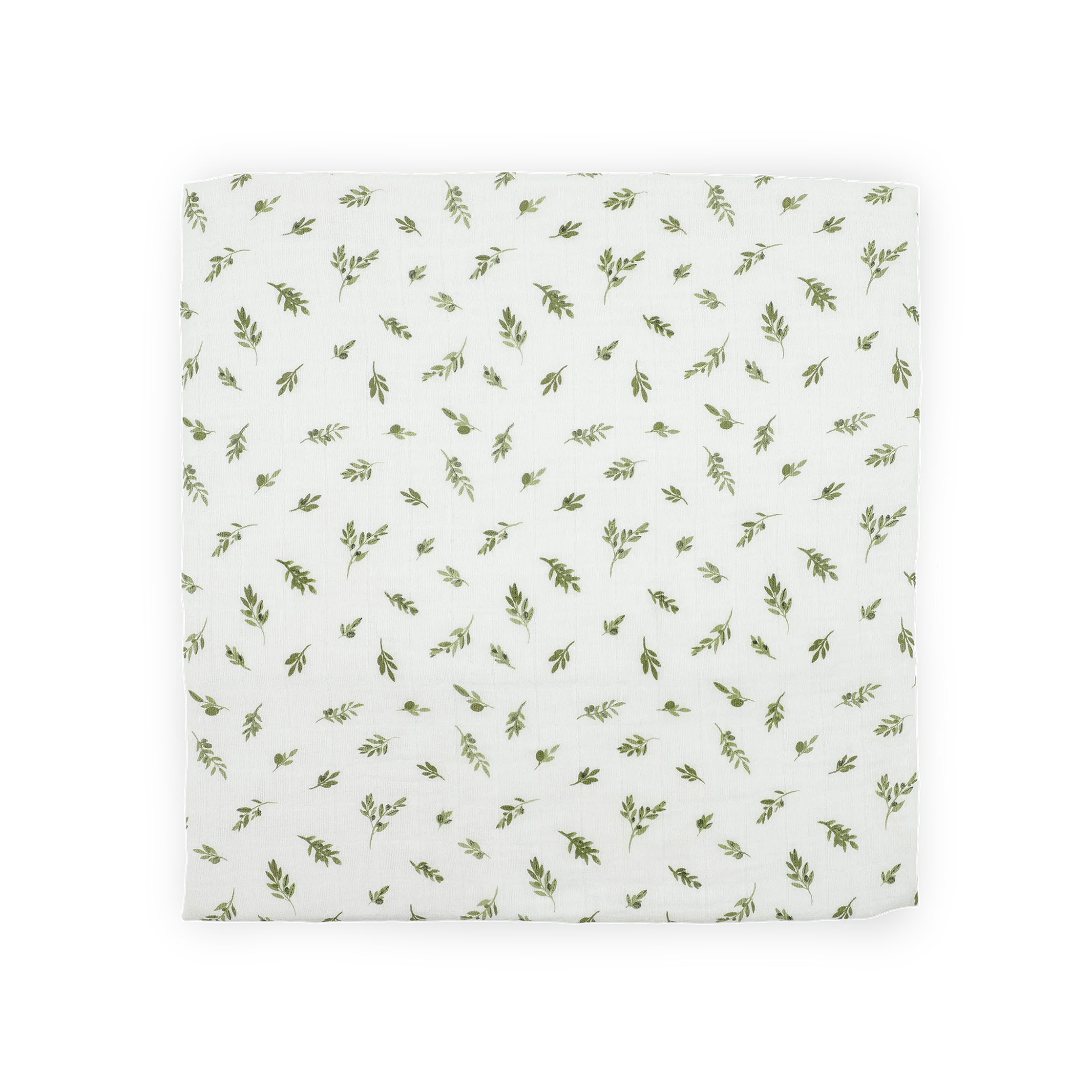 Organic Cotton Muslin Swaddle Blanket 2 Pack - Yellow Roses - Image 5