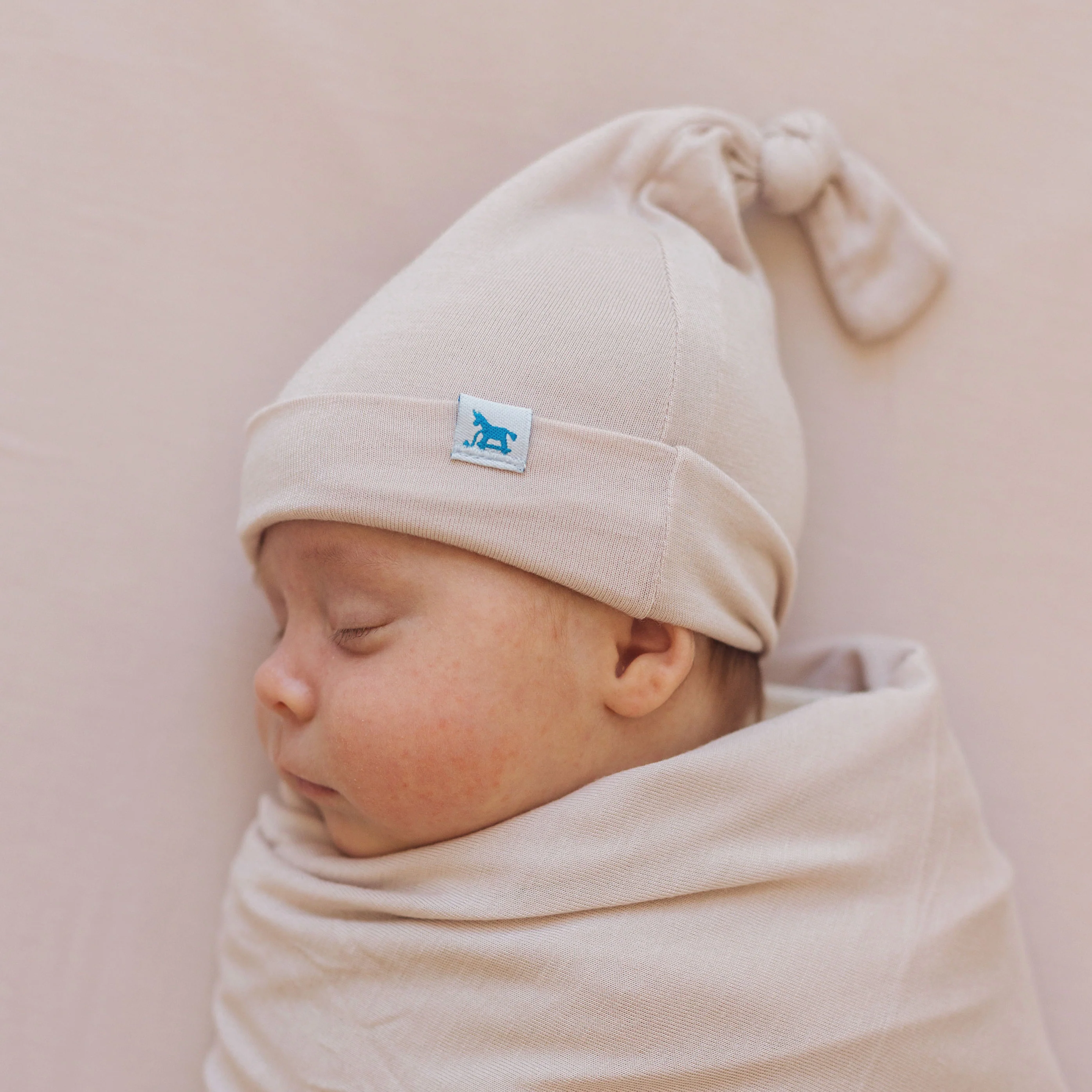 Stretch Knit Hat - Soft Blush - Image 3